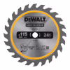 Диск пильний DeWALT універсальний, 115 х 9.5 мм, 24z, TCT, 5000 об/хв (DT20420) - Image 1