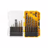 Набор сверл DeWALT по металлу Black&Gold HSS-G, 19 шт, кейс Tough Case (DT70728) - Image 1