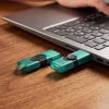 USB флеш накопичувач Kingston 128GB DataTraveler Duo USB 3.2 / Type-C Black/Green (DTDEG2/128GB) - Image 11