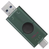 USB флеш накопичувач Kingston 128GB DataTraveler Duo USB 3.2 / Type-C Black/Green (DTDEG2/128GB) - Image 2
