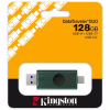 USB флеш накопичувач Kingston 128GB DataTraveler Duo USB 3.2 / Type-C Black/Green (DTDEG2/128GB) - Image 6