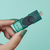 USB флеш накопичувач Kingston 128GB DataTraveler Duo USB 3.2 / Type-C Black/Green (DTDEG2/128GB) - Image 8