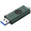 USB флеш накопичувач Kingston 256GB DataTraveler Duo USB 3.2 / Type-C Black/Green (DTDEG2/256GB) - Image 5