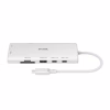 Концентратор D-Link USB-C 10-in-1 2xHDMI + 1xRJ45 1000Mbps + 2xUSB-C + USB 3.1 + USB 3.0 + SD + TF silver (DUP-A01) - Image 1