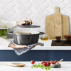 Кастрюля Tefal Air, з кришкою, 3.1л, алюміній, чорний (E2554404) - Image 5