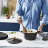 Кастрюля Tefal Air, з кришкою, 3.1л, алюміній, чорний (E2554404) - Image 10
