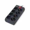 Сетевой фильтр питания REAL-EL RS-8 Protect 5m, black (EL122300024) - Image 2