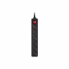 Мережевий фільтр живлення REAL-EL RS-6 Protect M 1.8m, black (EL122300032) - Image 1