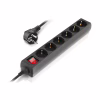 Сетевой фильтр питания REAL-EL RS-6 Protect M 5m, black (EL122300036) - Image 6