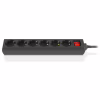 Сетевой фильтр питания REAL-EL RS-6 Protect M 5m, black (EL122300036) - Image 1