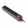 Мережевий фільтр живлення REAL-EL RS-PROTECT M 10m, black (EL122300037) - Image 4