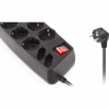 Сетевой фильтр питания REAL-EL REAL-EL RS-10 Protect, 1.8m, black (EL122300038) - Image 3