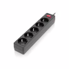 Сетевой фильтр питания REAL-EL RS-Protect 505, 1.8m, black (EL122300044) - Image 2
