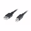 Кабель для принтера USB 2.0 AM/BM 2.0m Pro black REAL-EL (EL123500026) - Image 1