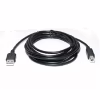 Кабель для принтера USB 2.0 AM/BM 3.0m Pro black REAL-EL (EL123500027) - Image 2
