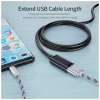 Дата кабель USB 3.0 AM/AF 1.5m Essager (EXCAM-YTA01) - Image 7