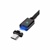 Дата кабель USB 2.0 AM to Micro 5P 1.0m Magnetic black Essager (EXCCXM-ML01) - Image 2