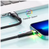 Дата кабель USB 2.0 AM to Lightning 2.0m 2.4A LED black Essager (EXCL-XCDA01) - Image 7