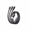 Дата кабель USB 2.0 AM to Lightning + Micro 5P + USB-C 1.2m 100W Essager (EXCMTL-JJ01-P) - Image 2