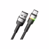 Дата кабель USB 2.0 AM to USB-C 0.5m 3A LED black Essager (EXCT-XCDB01) - Image 2