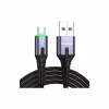 Дата кабель USB 2.0 AM to USB-C 2.0m 3A LED black Essager (EXCT-XGA0G) - Image 1