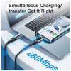 Дата кабель USB-C to Lightning 2.0m 20W Digital Display black Essager (EXCTL-YDA01) - Image 7