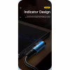 Дата кабель USB 2.0 AM to USB-C 2.0m 100W blue Essager (EXCWT7A-CGA03-P) - Image 5
