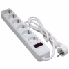 Сетевой фильтр питания Patron 5m (SP-1065W), 6 розеток White (EXT-PN-SP-1065W) - Image 1