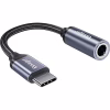 Переходник USB-C M to 3.5mm F 0.12m gray Essager (EZJE01-0G) - Image 1
