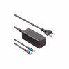 Зарядное устройство Vention 4xUSB 100W (2xUSB-C+2xUSB-A) PD3.0/QC 3.0/GaN Black (FBSBG-EU) - Image 1