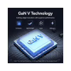 Зарядний пристрій Vention 2xUSB-C PD45W GaN transparent white (FCFW0-EU) - Image 4