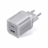 Зарядное устройство Vention 1xUSB-C PD70W + 1xUSB QC3.0 22.5W GaN transparent gray (FCGH0-EU) - Image 1