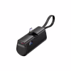 Батарея універсальна Vention 4800mAh 22,5W PD, USB-C In/Out, LED display, with built-in USB-C cable Black (FHQB0) - Image 1