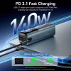 Батарея универсальная Vention 27000 mAh 200W Gray TFT Display Type (FKGH0) - Image 7