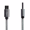 Дата кабель USB 2.0 AM to Micro 5P 1.0m Grey/Black Grand-X (FM02) - Image 2