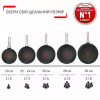 Сковорода Tefal Halo EUCALYPTUS, 24см, алюміній, бакеліт, сірий (G0160402) - Image 8