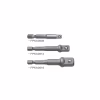 Адаптер для инструмента Toptul под шуруповерт 1/4" 3шт. 1/4", 3/8", 1/2" (GAAR0301) - Image 1