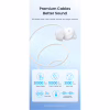 Навушники Vention Echo Lite 3.5mm In-Ear Wired White (GBAWAV) - Image 9