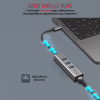 Концентратор Promate USB Hub 4 ports gigahub-c.grey (gigahub-c.grey) - Image 3