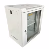 Шкаф настенный GEAR 12U 19" 530x400x600 мм, + полка 19", grey (GWMSN-12U-530-400G) - Image 2