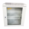 Шкаф настенный GEAR 12U 19" 530x400x600 мм, + полка 19", grey (GWMSN-12U-530-400G) - Image 1