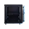 Шкаф настенный GEAR 12U 19'' 600x600x650 мм, + полка 19", black (GWMSN-12U-600-600) - Image 3