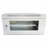 Шкаф настенный GEAR 4U 19" 600x450x280 мм, + полка 19", grey (GWMSN-4U-600-450G) - Image 1