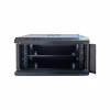 Шкаф настенный GEAR 6U 19'' 600x600x350 мм, + полка 19", black (GWMSN-6U-600-600) - Image 4