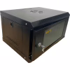 Шкаф настенный GEAR 6U 19'' 530x400x300 мм, + полка 19", black (GWMSN-6U) - Image 1