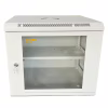 Шкаф настенный GEAR 9U 19" 530x400x450 мм, + полка 19", grey (GWMSN-9U-530-400G) - Image 1