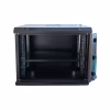 Шкаф настенный GEAR 9U 19'' 600x600x500 мм, + полка 19", black (GWMSN-9U-600-600) - Image 3