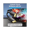 Кабель мультимедийный DisplayPort M to DisplayPort M 1.0m 4K60Hz black Vention (HAKBF) - Image 2