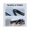 Кабель мультимедийный DisplayPort M to DisplayPort M 1.0m 4K60Hz black Vention (HAKBF) - Image 6