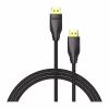Кабель мультимедійний DisplayPort M to DisplayPort M 1.5m 8K60Hz black Vention (HCCBG) - Image 2